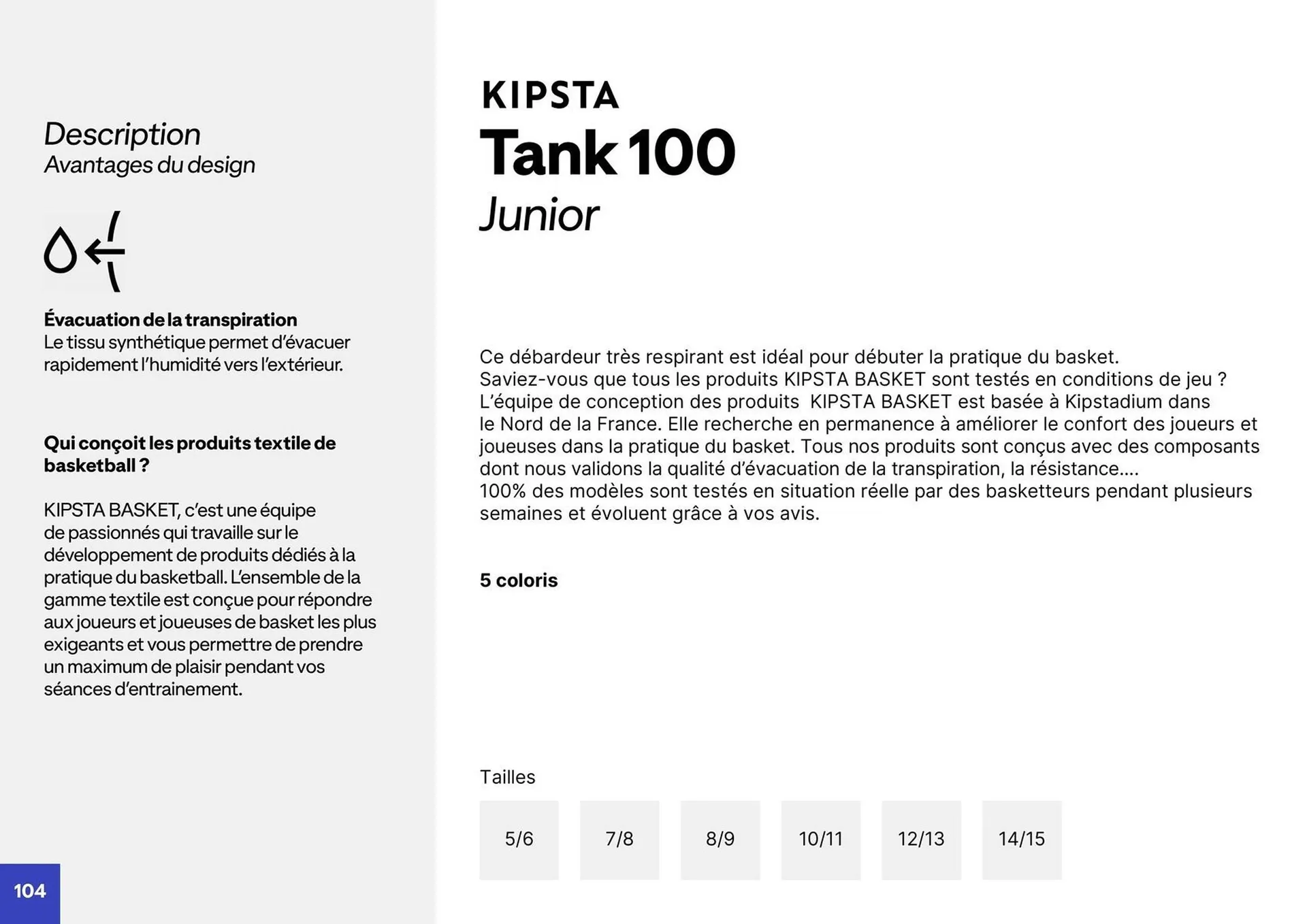 Catalogue Decathlon du 2 avril au 31 décembre 2026 - Catalogue page 104