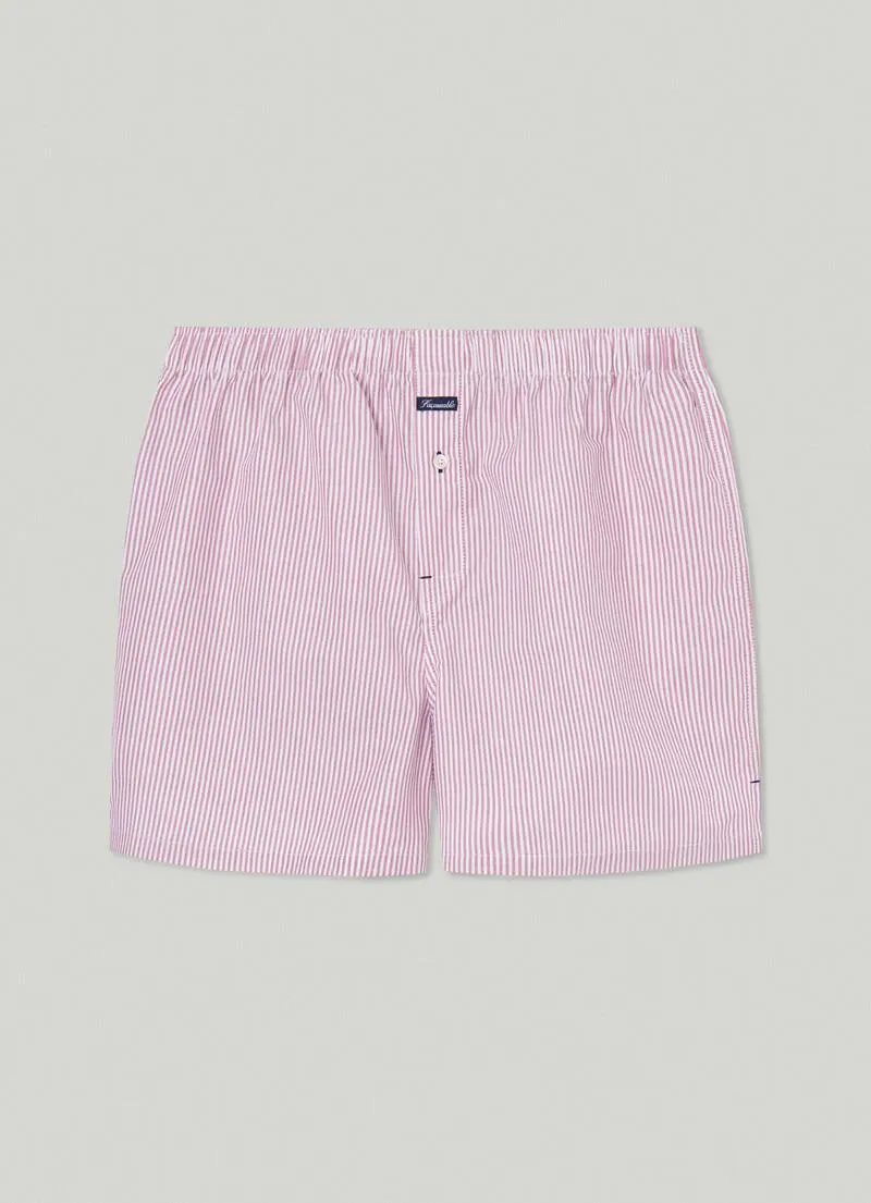 BOXER EN COTON RAYÉ