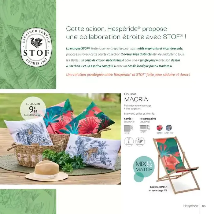 Catalogue Hespéride 2025 du 5 février au 31 décembre 2025 - Catalogue page 265