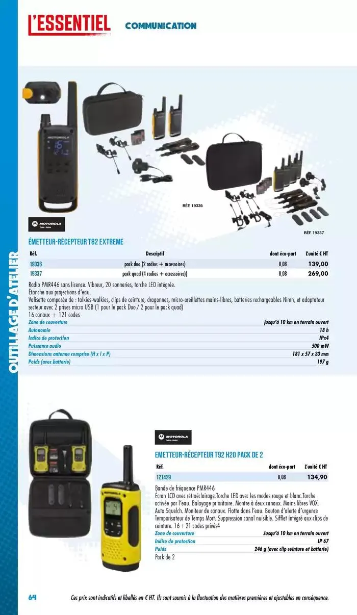Essentiel Industrie 2025 du 3 janvier au 31 décembre 2025 - Catalogue page 66