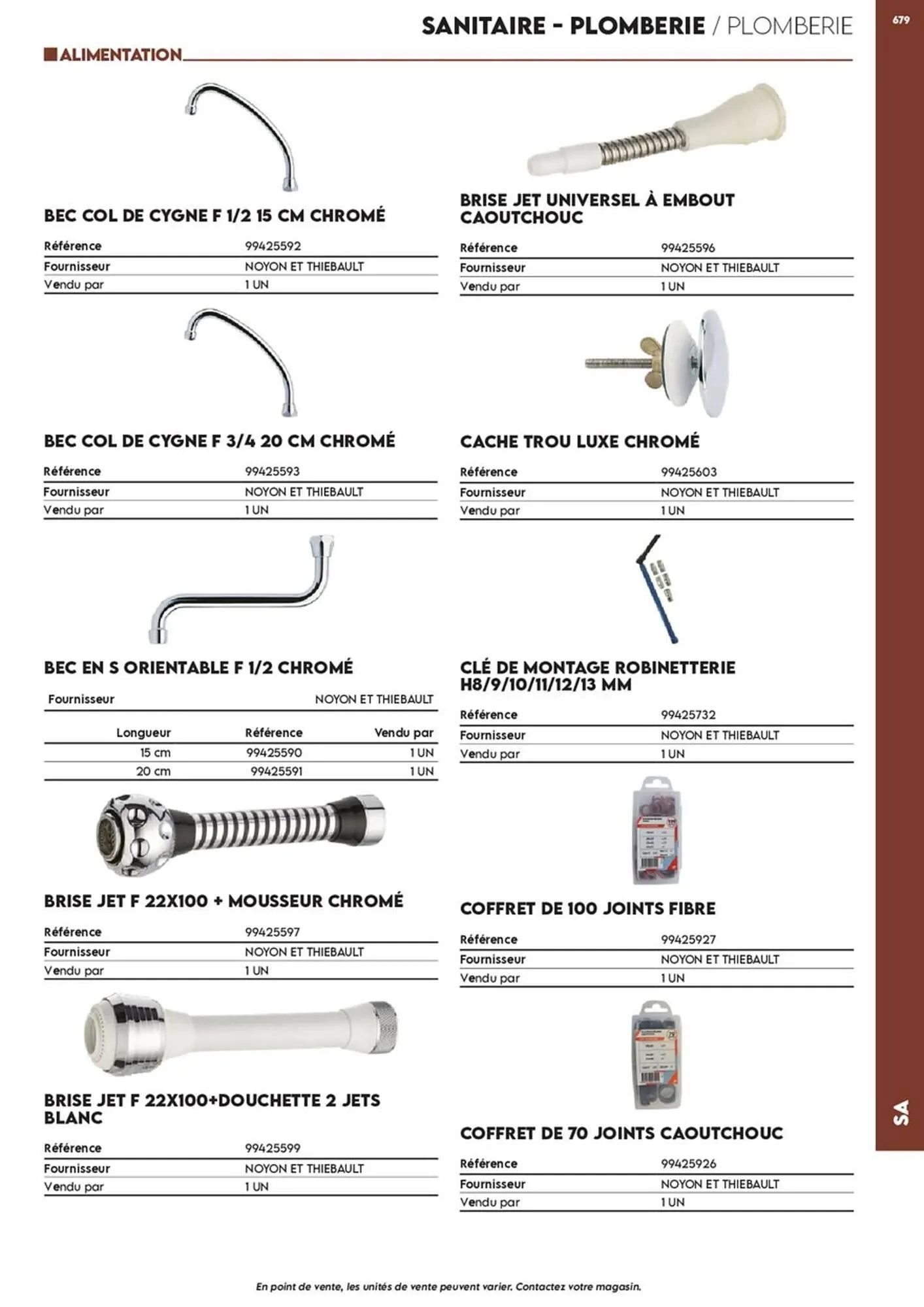 Catalogue Tout faire matériaux du 17 décembre au 30 décembre 2025 - Catalogue page 642