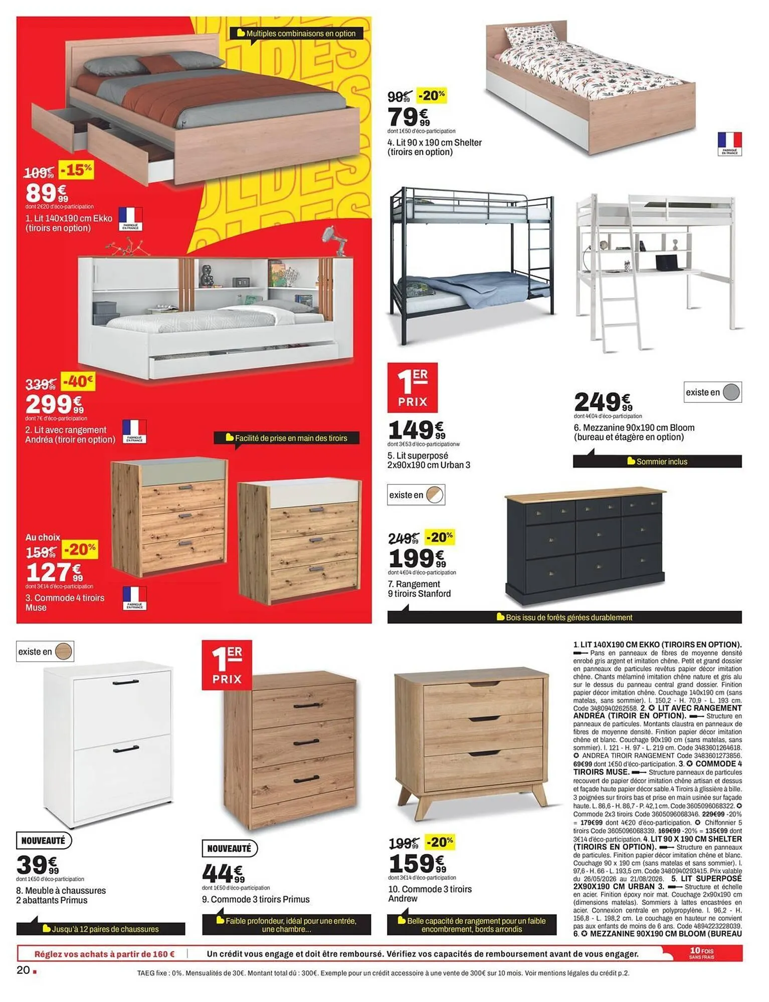 Catalogue BUT du 24 juin au 27 juillet 2026 - Catalogue page 20