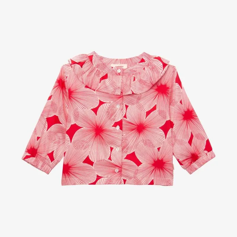 Blouse fille pivoine rose Catimini