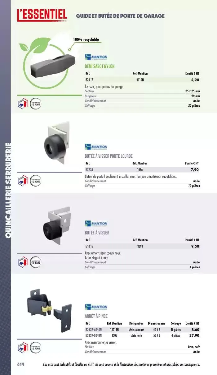 Essentiel Industrie 2025 du 3 janvier au 31 décembre 2025 - Catalogue page 616
