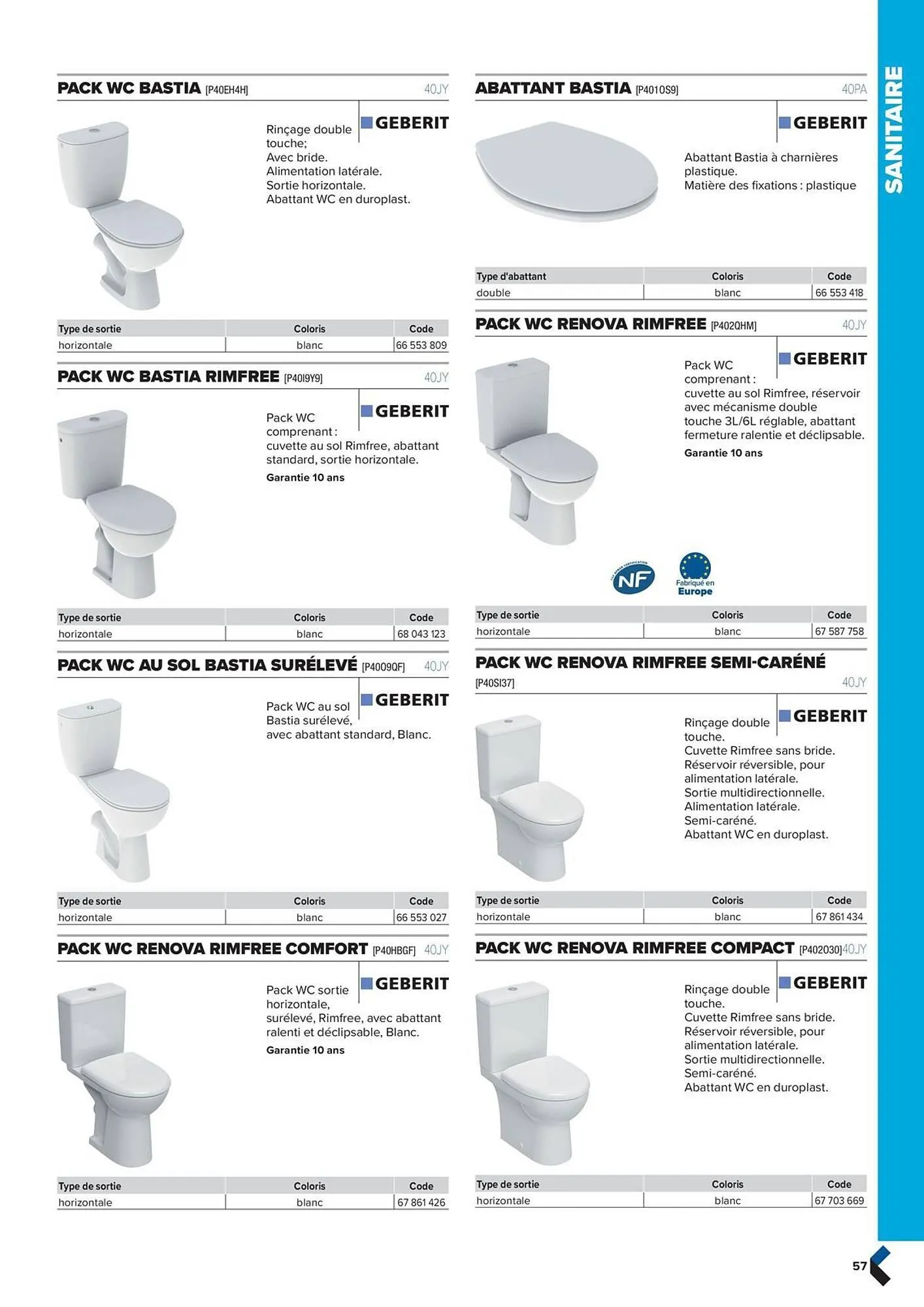 Catalogue Prolians du 2 octobre au 31 décembre 2025 - Catalogue page 57