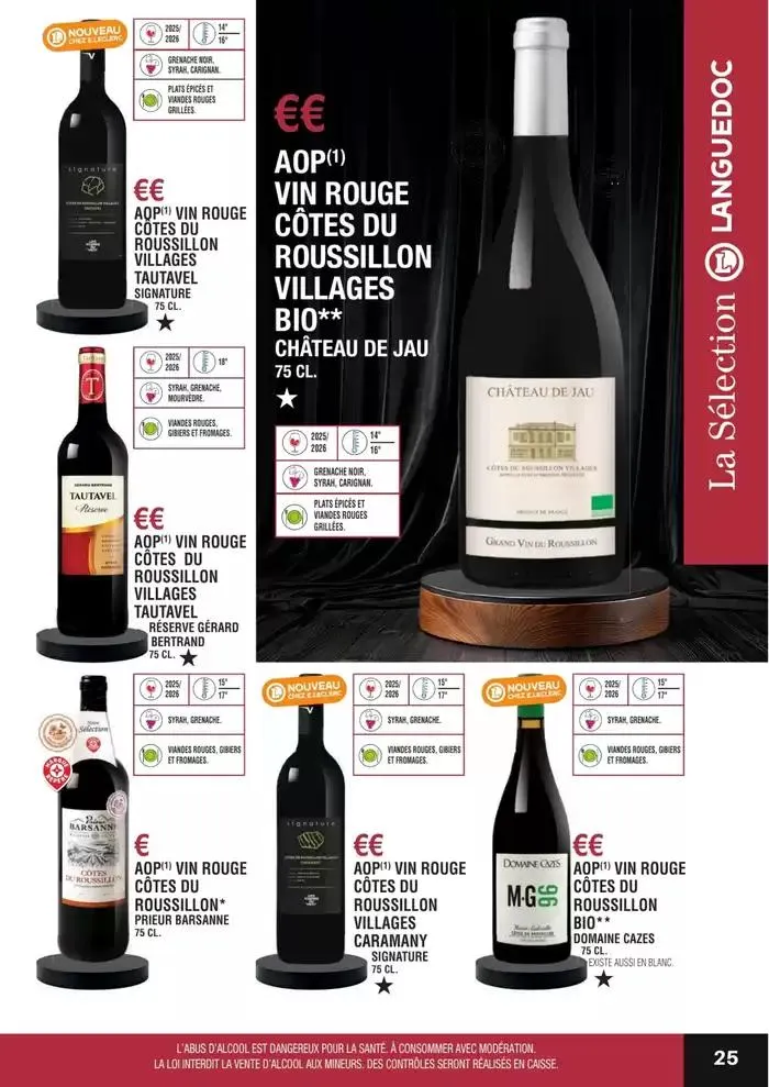 GUIDE DES VINS 2025 2026 du 27 février au 31 janvier 2027 - Catalogue page 25