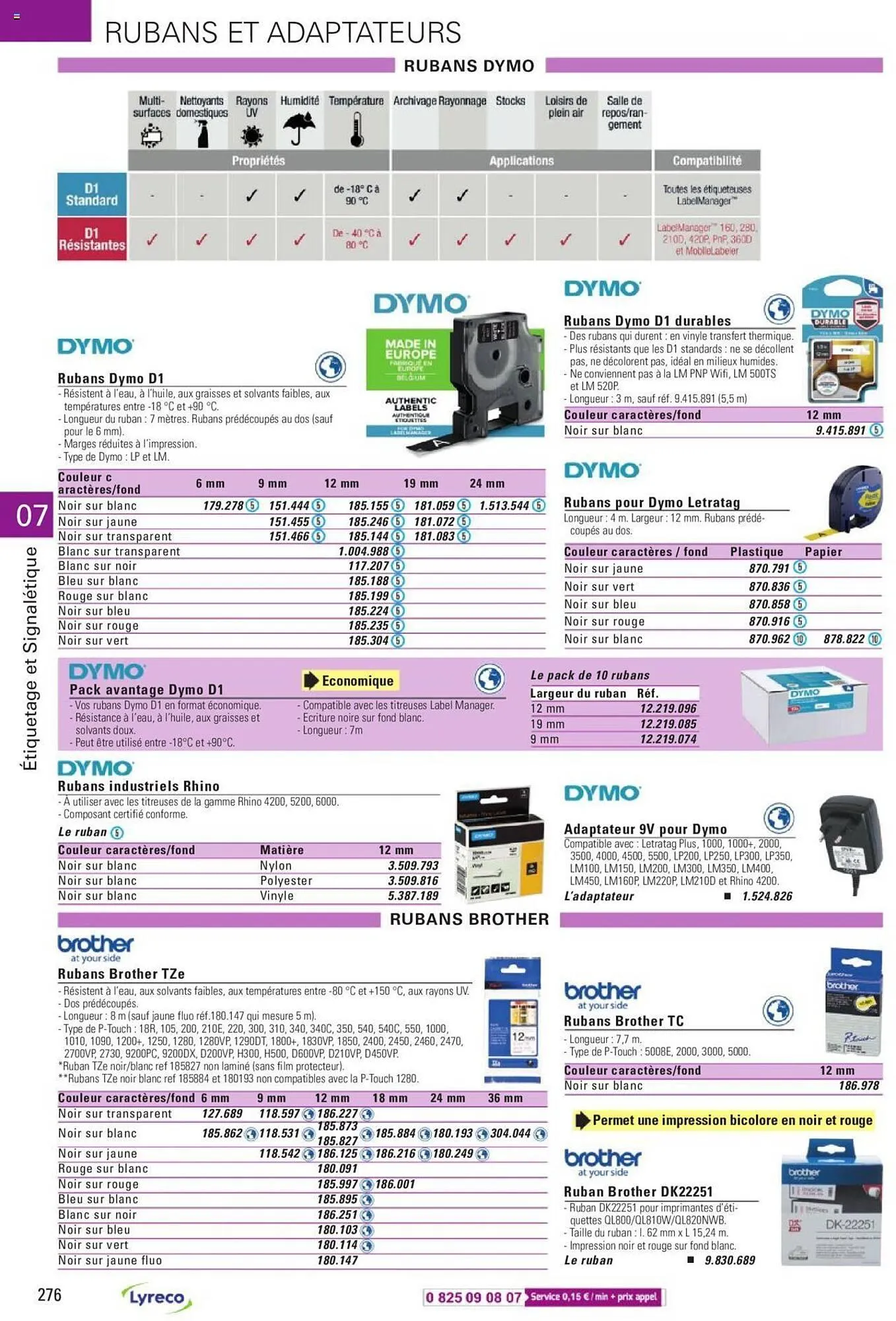 Catalogue Lyreco du 15 mai au 31 décembre 2023 - Catalogue page 276