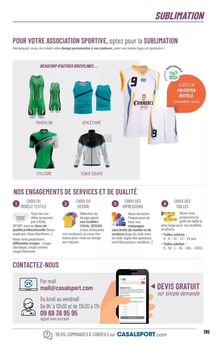 ÉQUIPEMENT SPORTIF du 6 mars au 31 décembre 2025 - Catalogue page 357