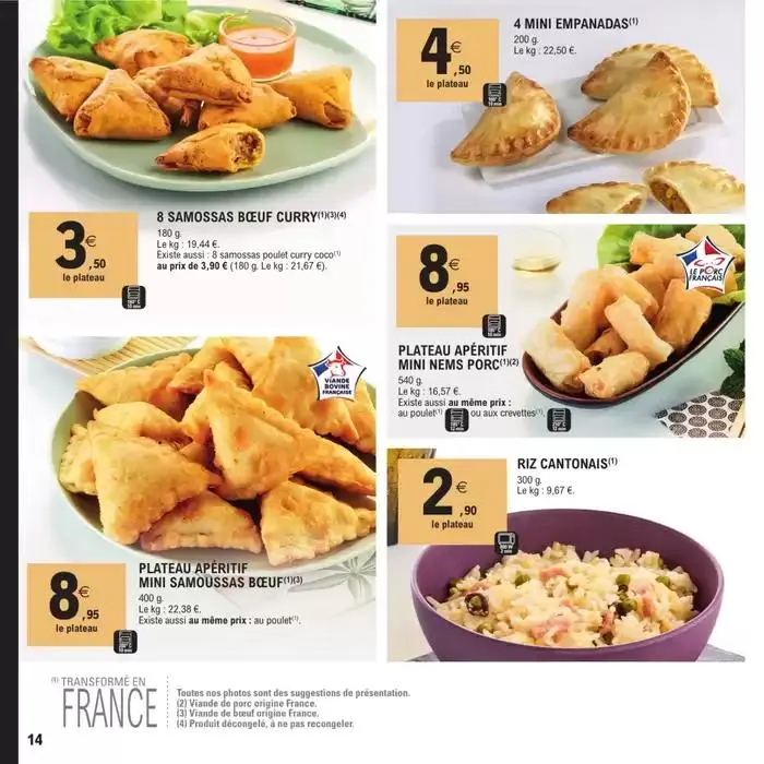 CARTE TRAITEUR PERMANENTE - MIXTE du 8 avril au 17 novembre 2025 - Catalogue page 14