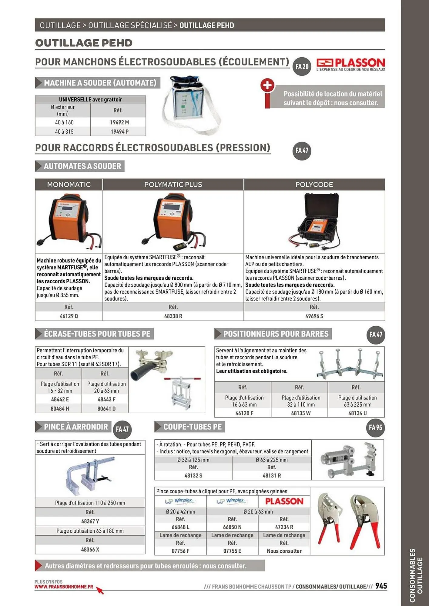 Catalogue Chausson Matériaux du 24 septembre au 31 décembre 2025 - Catalogue page 945