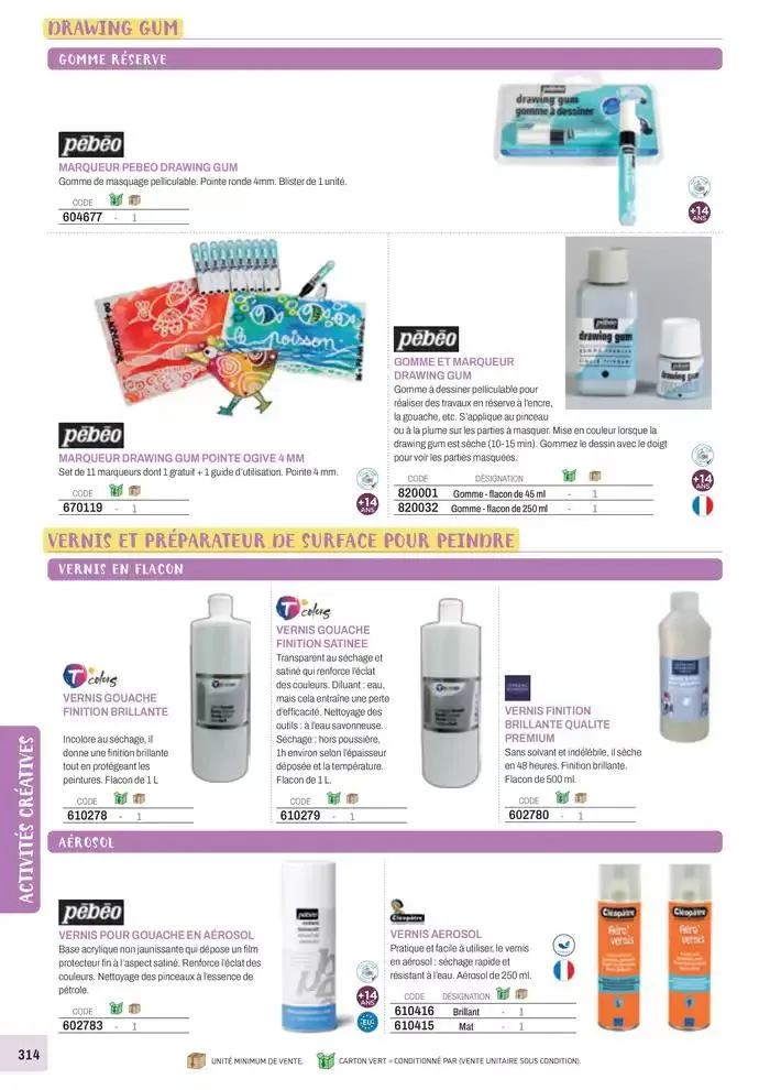 Nos Catalogues Thématiques du 1 janvier au 31 décembre 2025 - Catalogue page 316