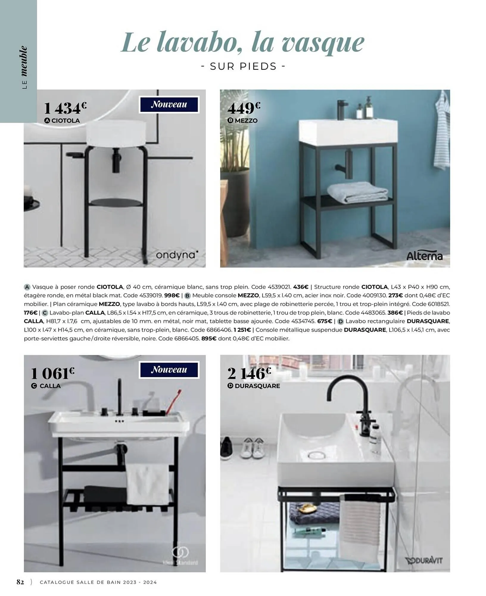 Catalogue Cedeo du 6 juillet au 31 décembre 2023 - Catalogue page 82