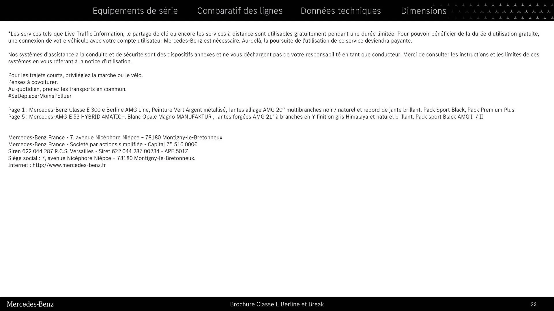 Catalogue Mercedes-Benz du 3 septembre au 3 septembre 2026 - Catalogue page 23
