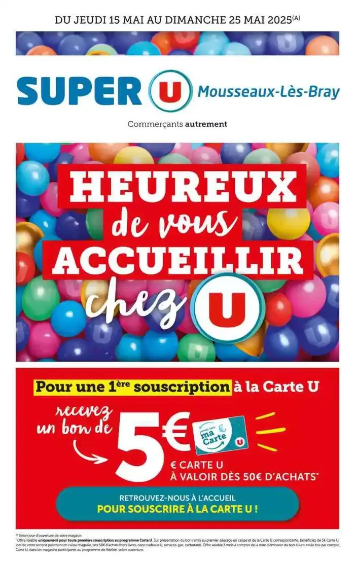 Catalogue Super U du 15 mai au 25 mai 2025 - Catalogue page 1