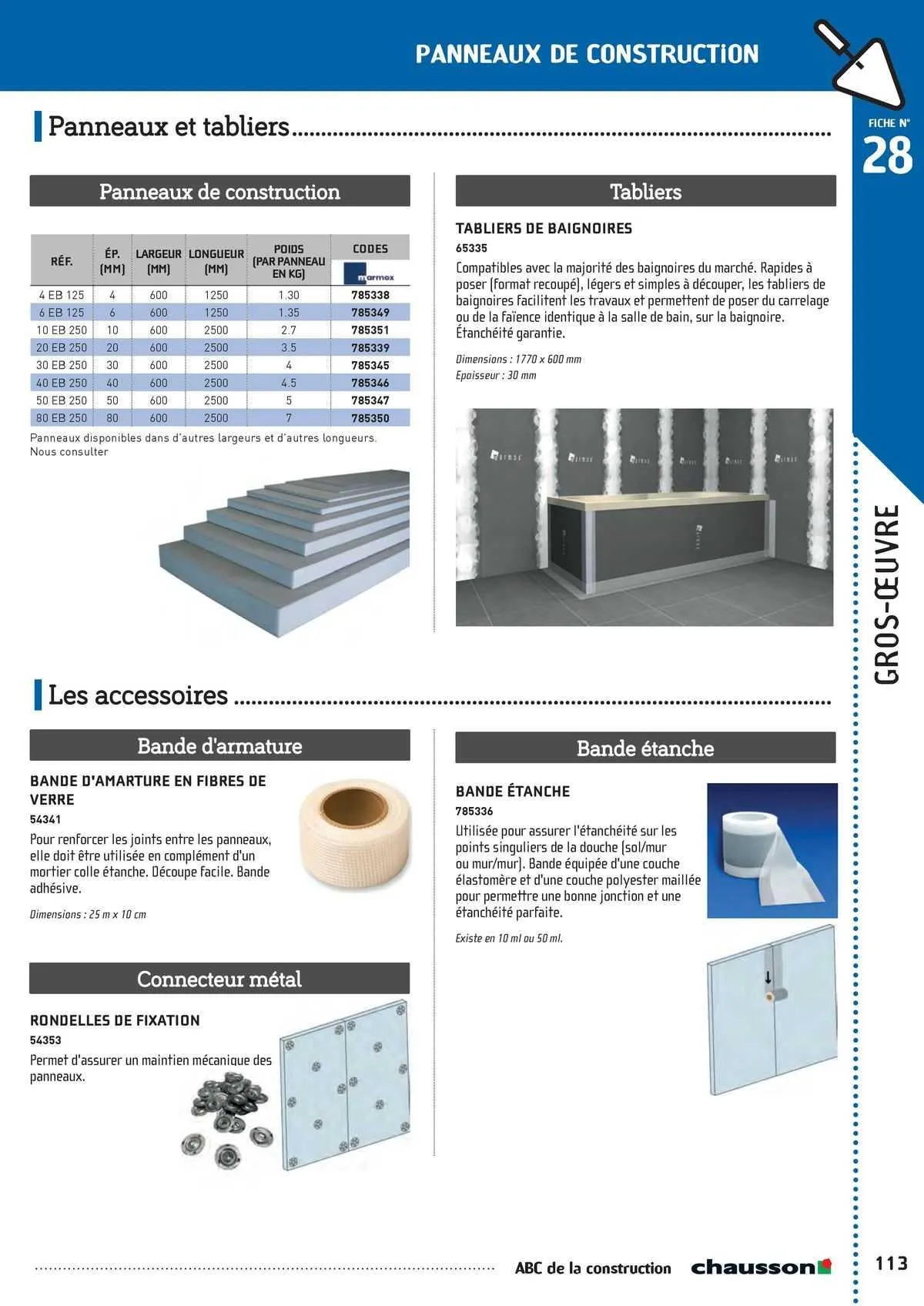 Catalogue Chausson Matériaux du 2 mai au 31 décembre 2025 - Catalogue page 96