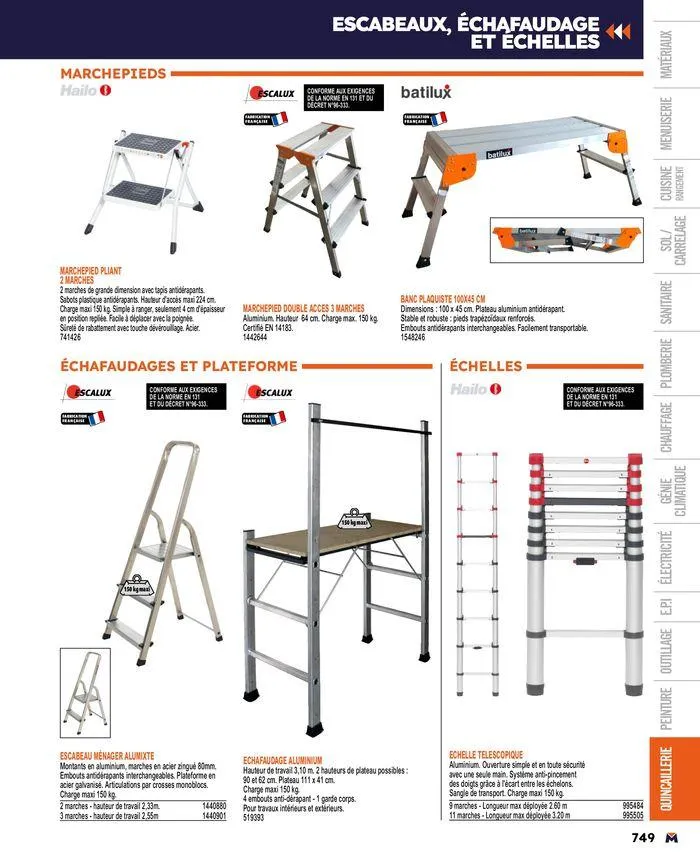 Guide produits 2024 du 15 mars au 31 décembre 2024 - Catalogue page 749