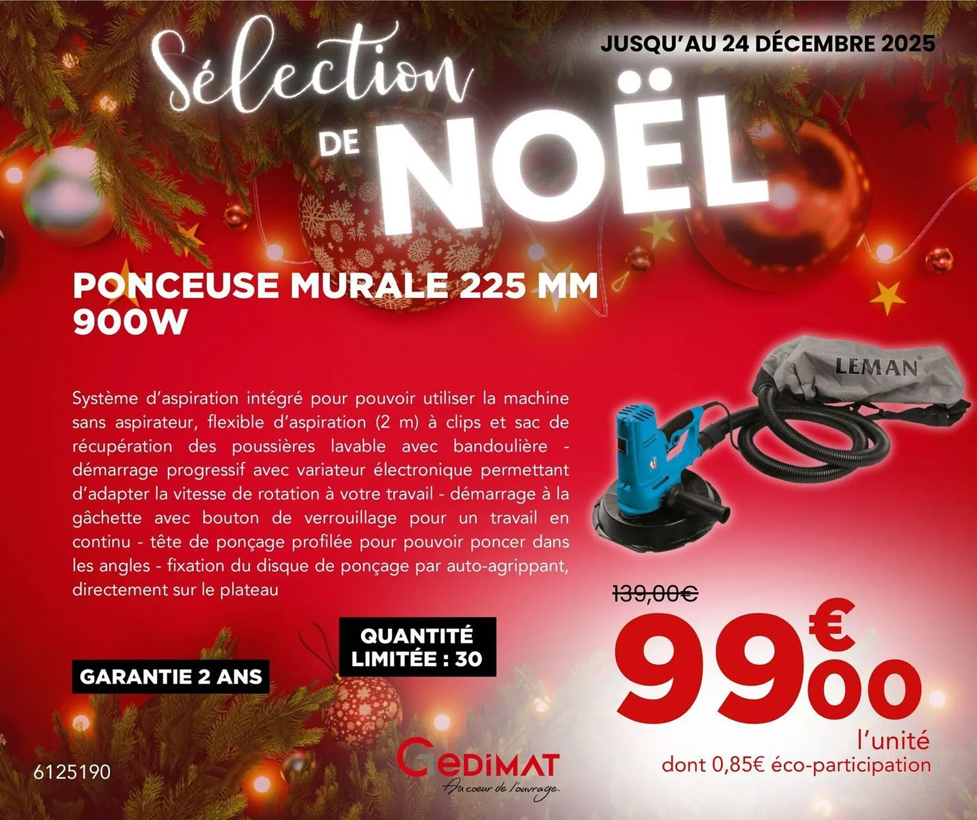Catalogue Gedimat du 3 décembre au 24 décembre 2025 - Catalogue page 18