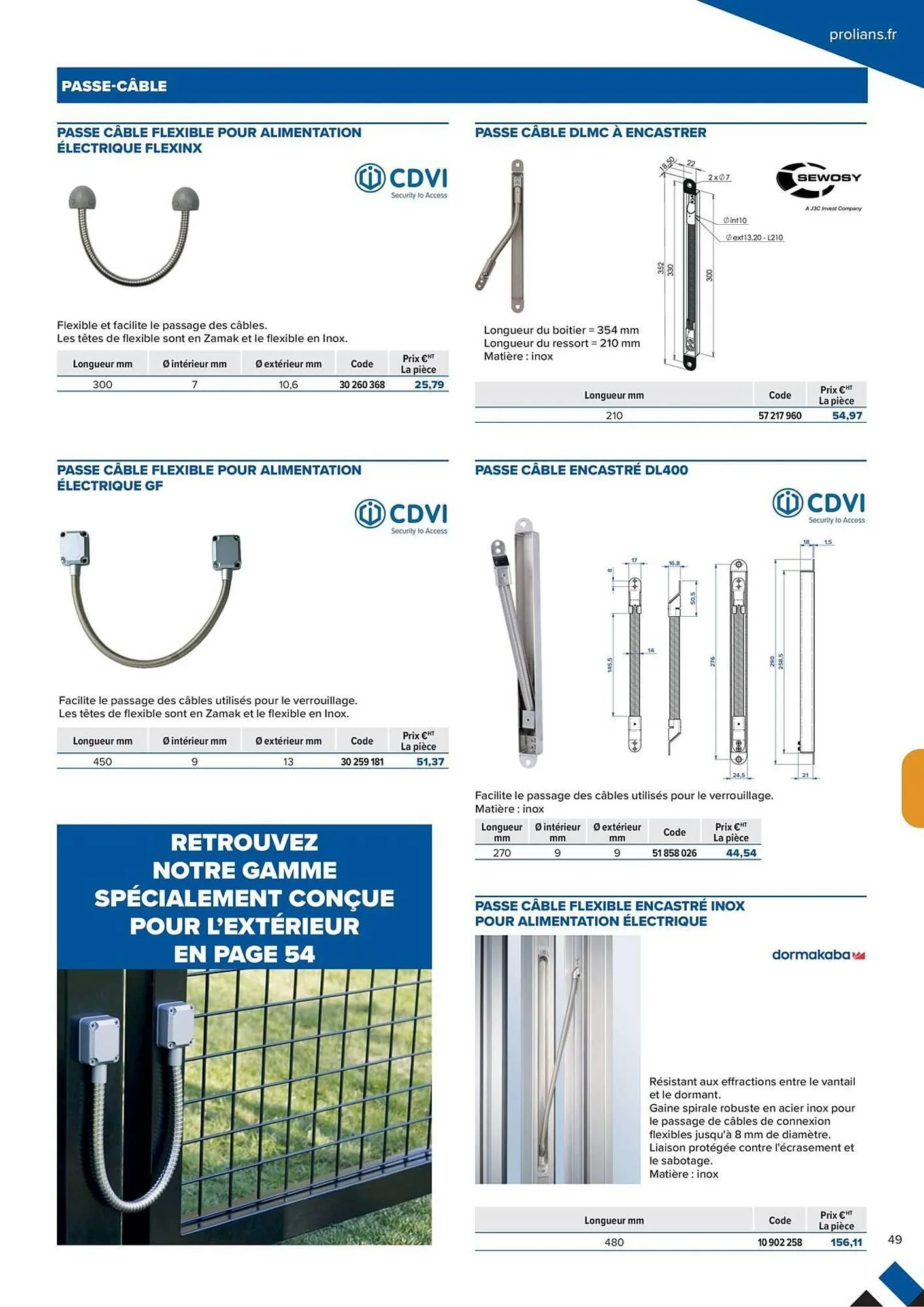 Catalogue Prolians du 2 octobre au 31 décembre 2025 - Catalogue page 49