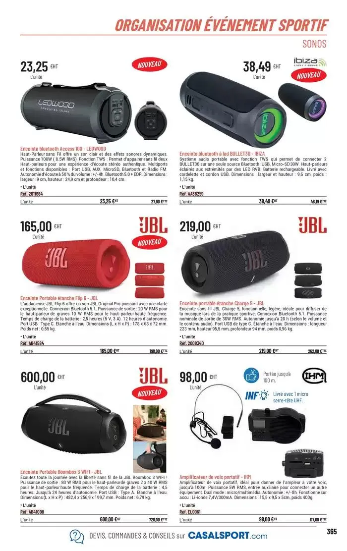 ÉQUIPEMENT SPORTIF du 6 mars au 31 décembre 2025 - Catalogue page 337