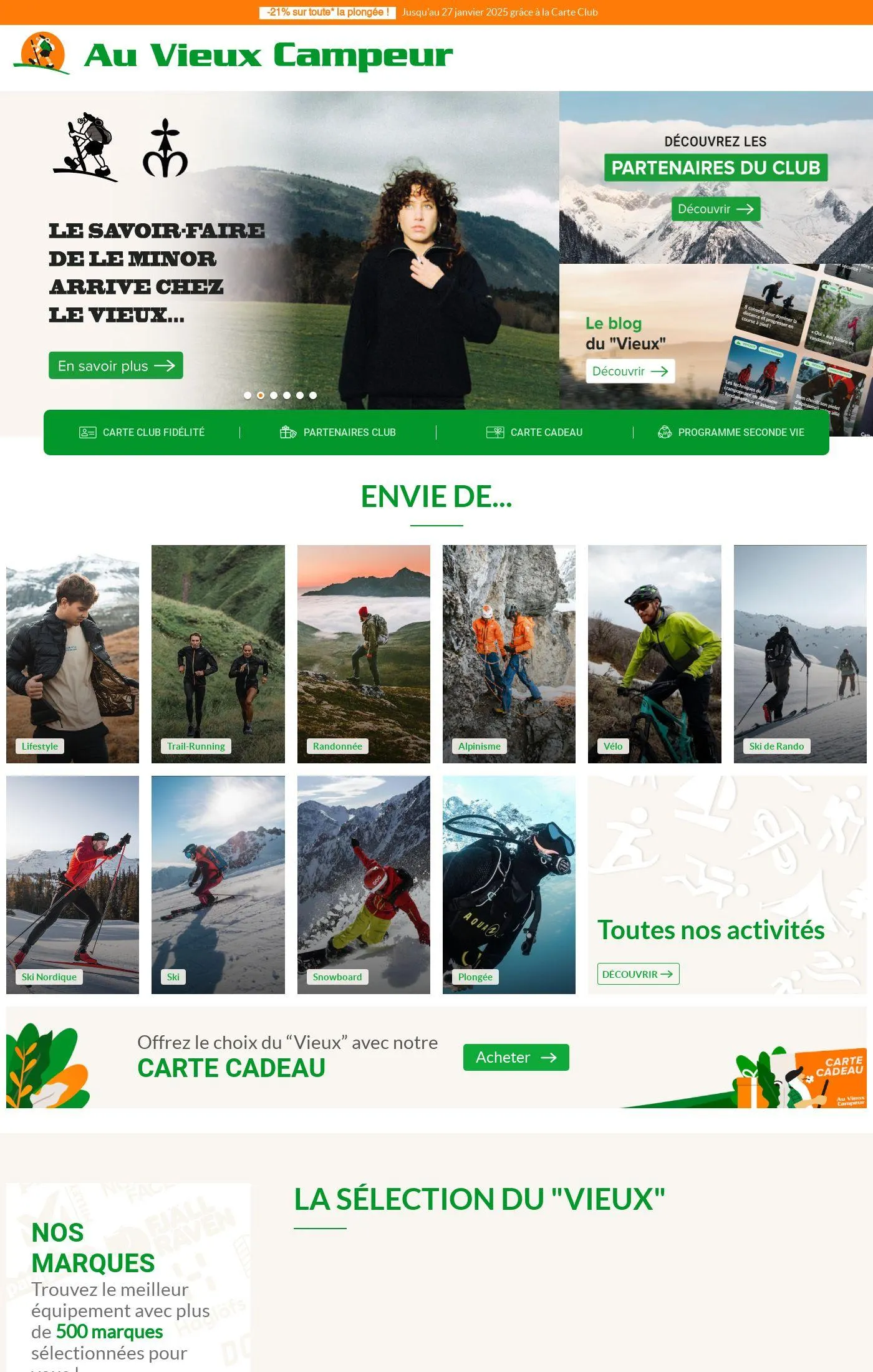 Au Vieux Campeur Catalogue actuel - 1