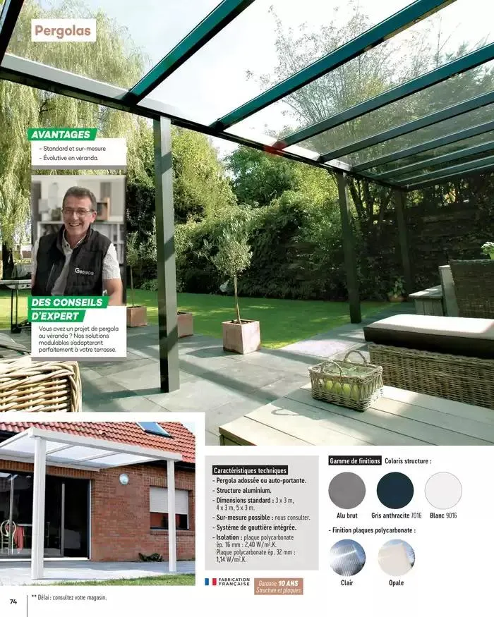 Menuiserie Extérieures 2025 du 1 janvier au 31 décembre 2025 - Catalogue page 74