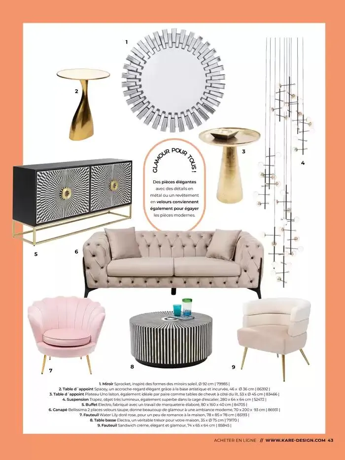 LE MAGAZINE POUR LES ENTHOUSIASTES DU DESIGN du 6 février au 31 décembre 2025 - Catalogue page 43