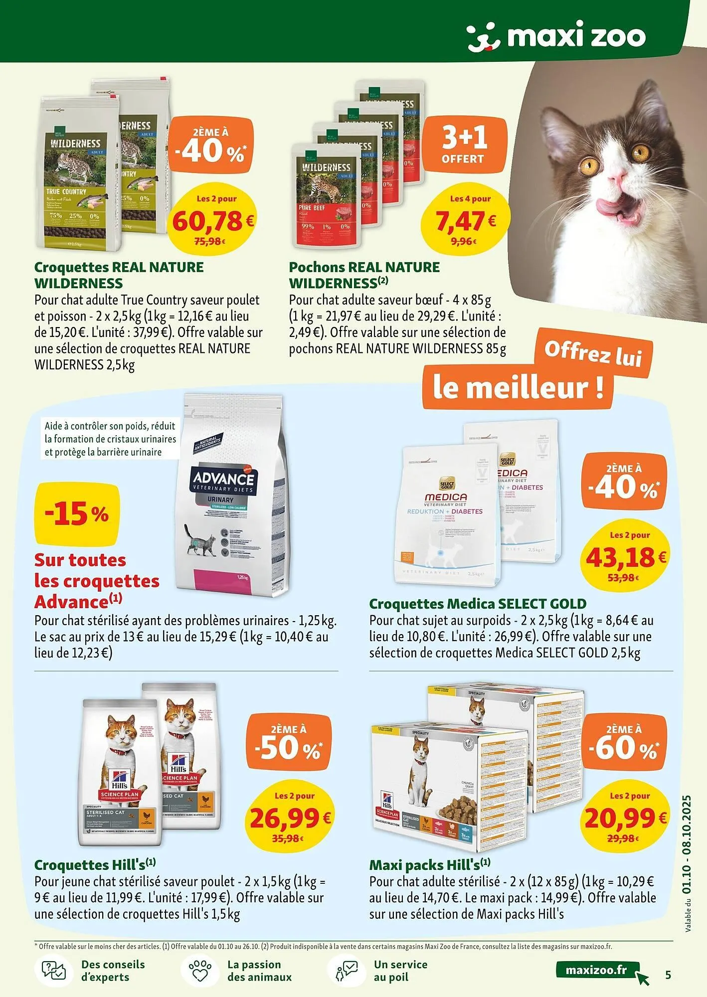 Catalogue Maxi Zoo du 1 octobre au 8 octobre 2025 - Catalogue page 5