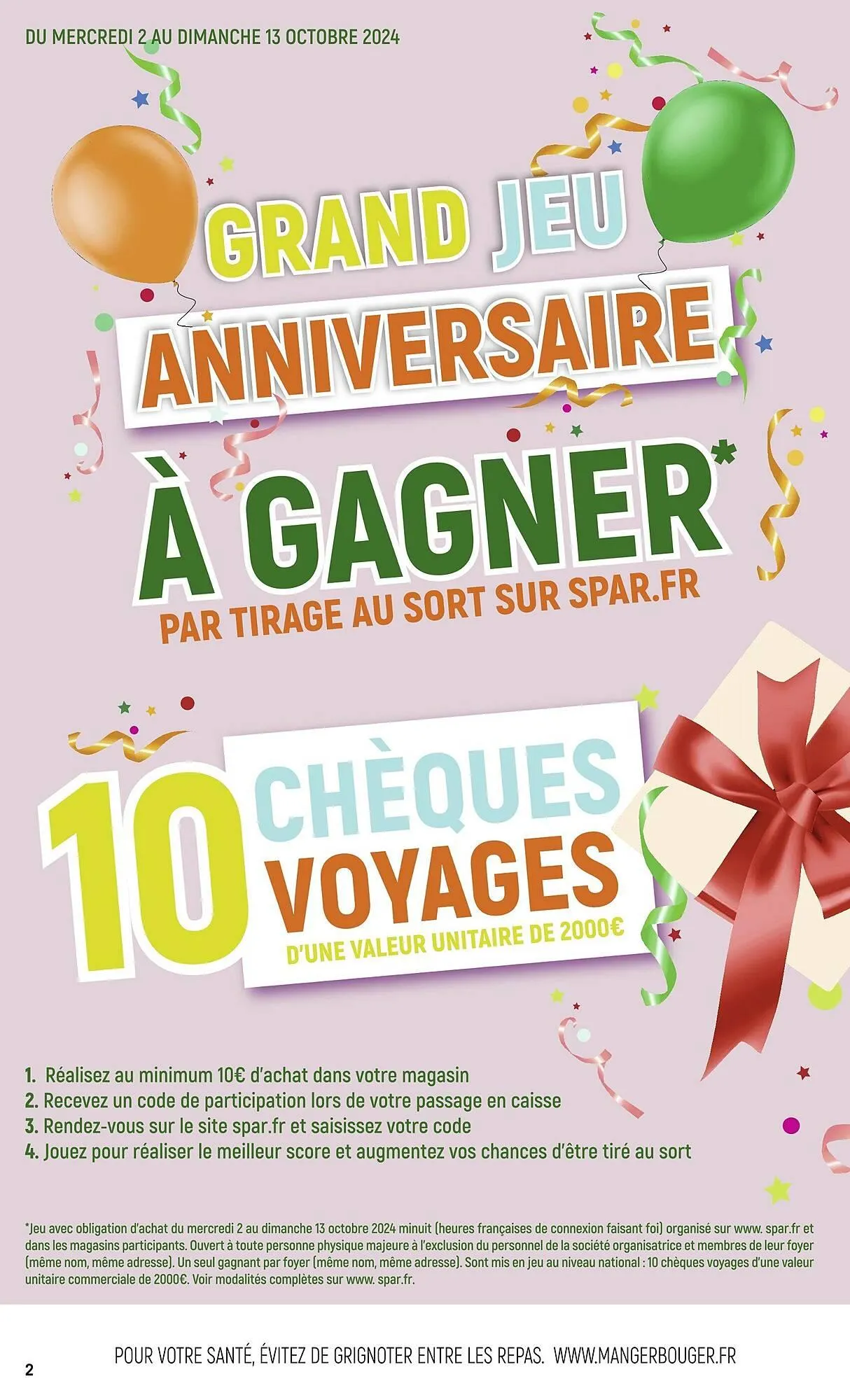 Catalogue Spar du 1 octobre au 13 octobre 2024 - Catalogue page 2