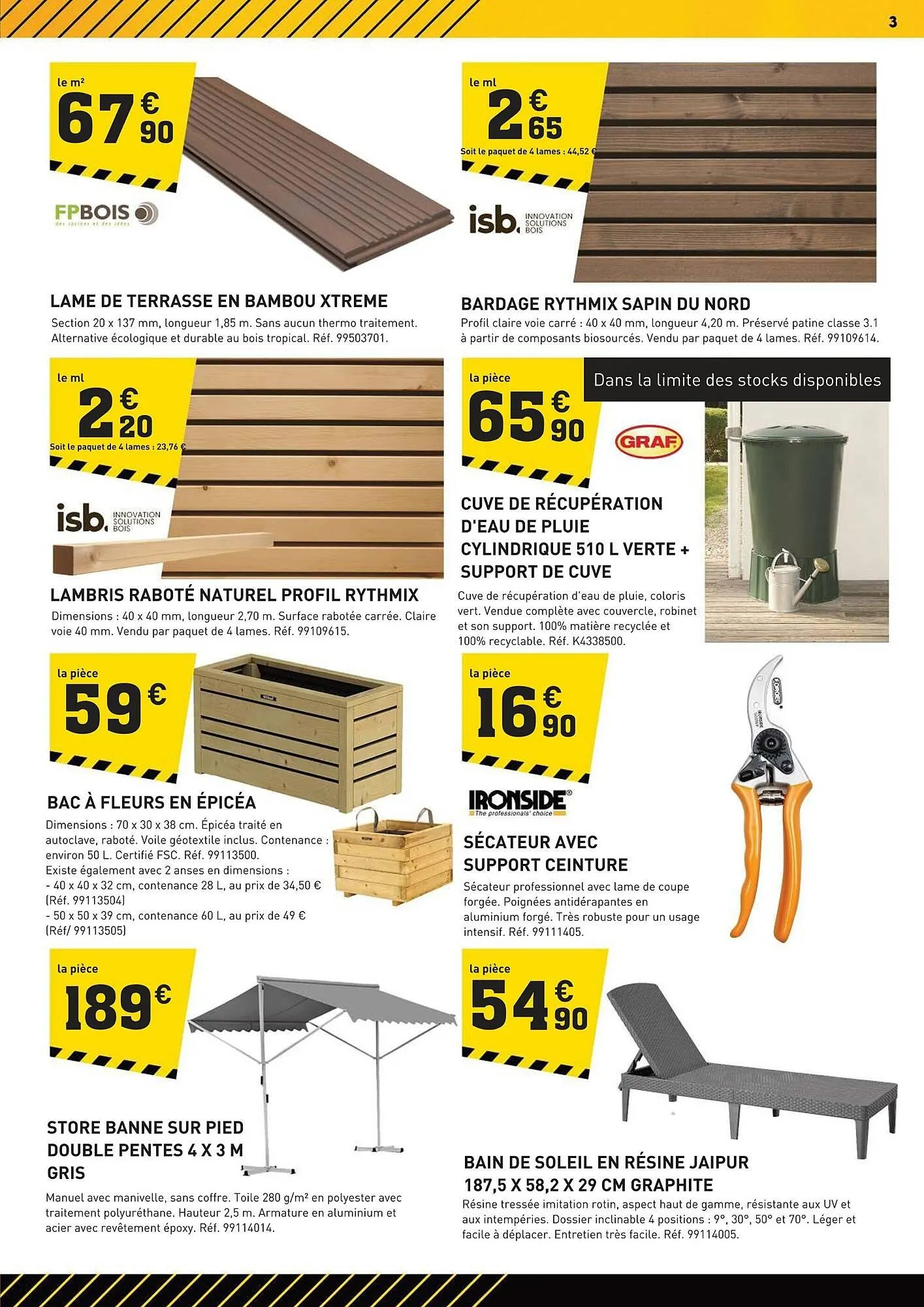 Catalogue Tout faire matériaux du 5 janvier au 31 janvier 2026 - Catalogue page 3