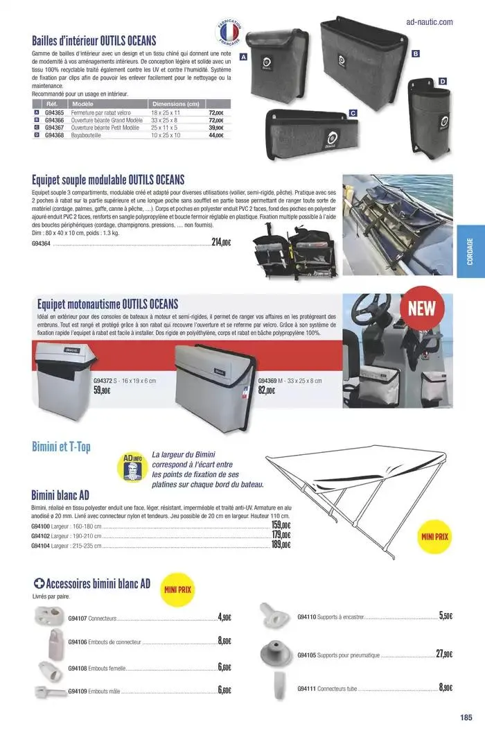 Catalogue Accastillage Diffusion 2025 du 1 janvier au 31 décembre 2025 - Catalogue page 187