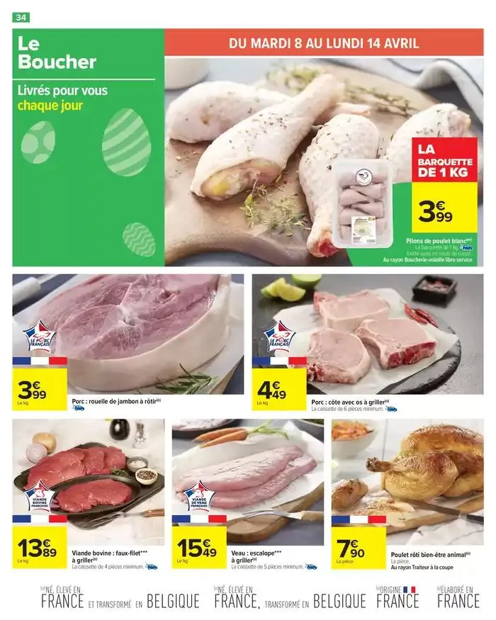 JOYEUSES PÂQUES & MEILLEURS PRIX du 8 avril au 21 avril 2025 - Catalogue page 36