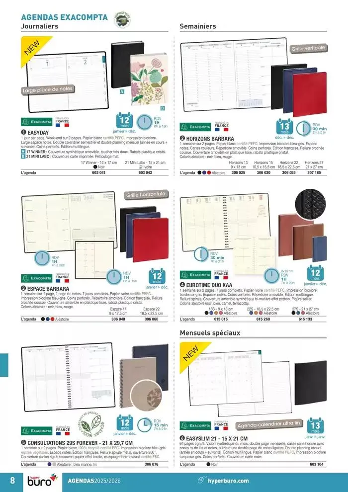 Nos Catalogues Thématiques du 1 avril au 31 décembre 2025 - Catalogue page 8