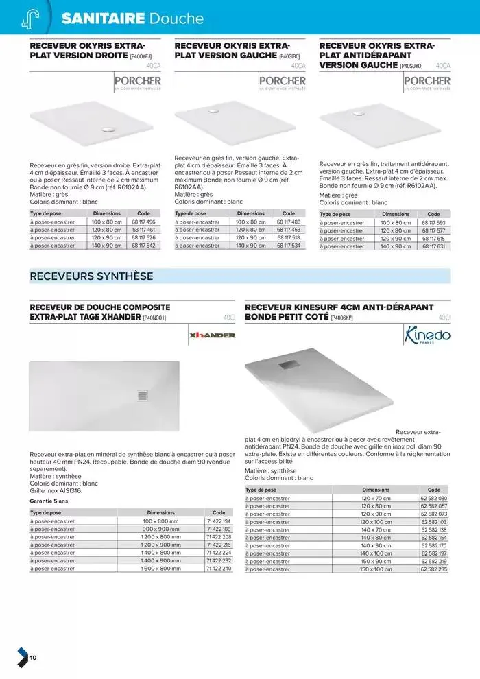 Catalogue génie climatique & sanitaire | Édition 2024-2025 du 2 octobre au 31 décembre 2025 - Catalogue page 10