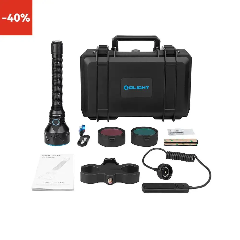 Olight Javelot Pro 2 Kit - Lampe de Chasse avec Accessoires