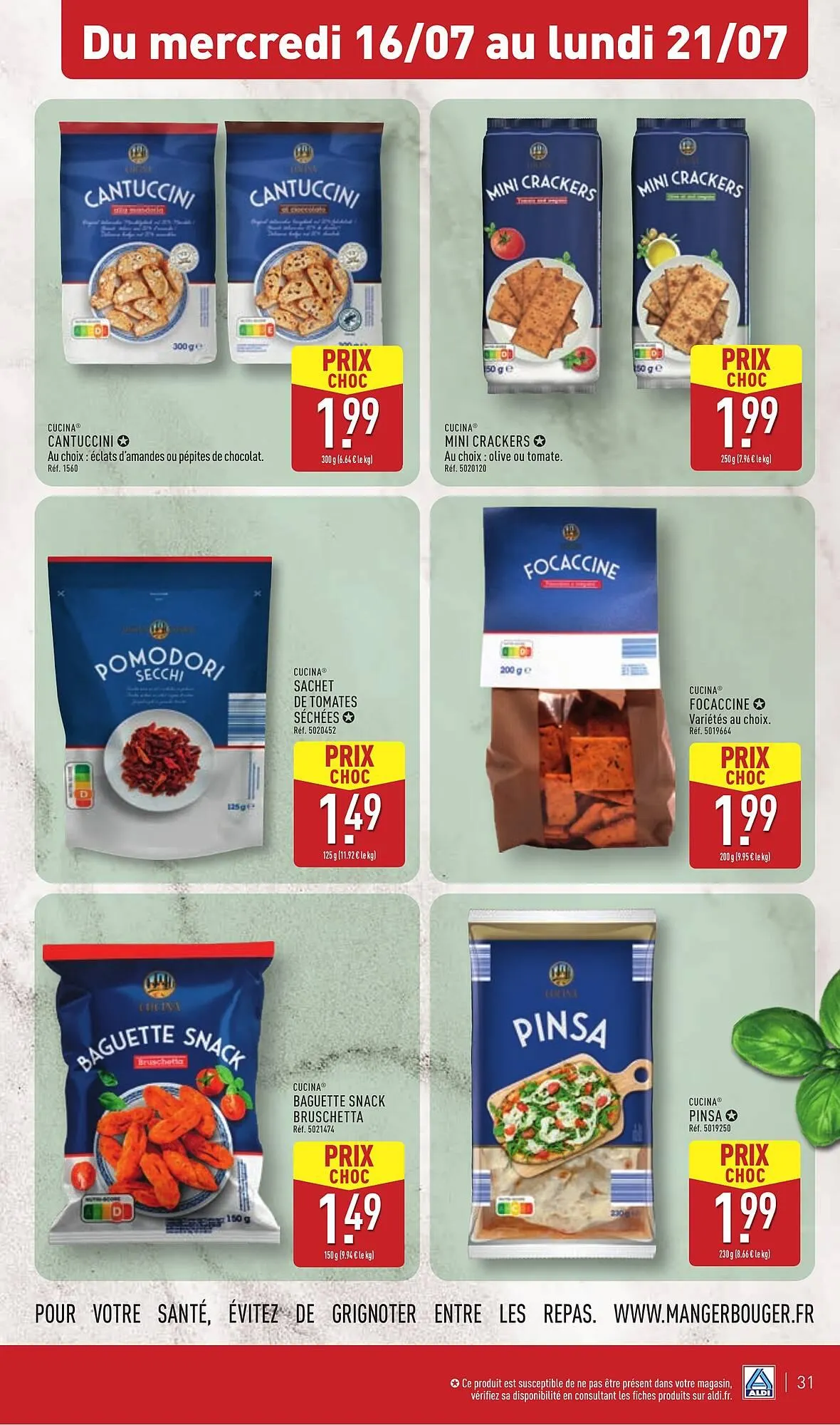 Catalogue ALDI du 16 juillet au 21 juillet 2025 - Catalogue page 32