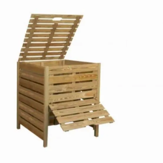 Jardipolys Composteur Bois Autoclave KALE - 400L