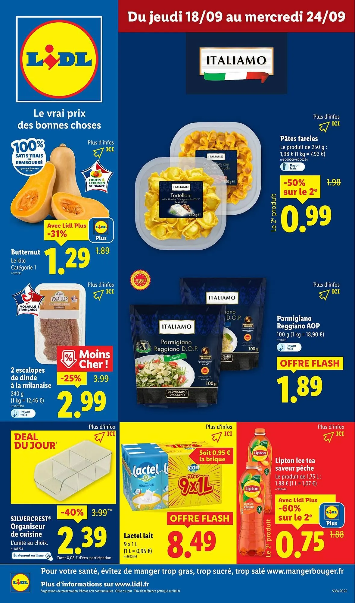 Catalogue Lidl du 18 septembre au 24 septembre 2025 - Catalogue page 1