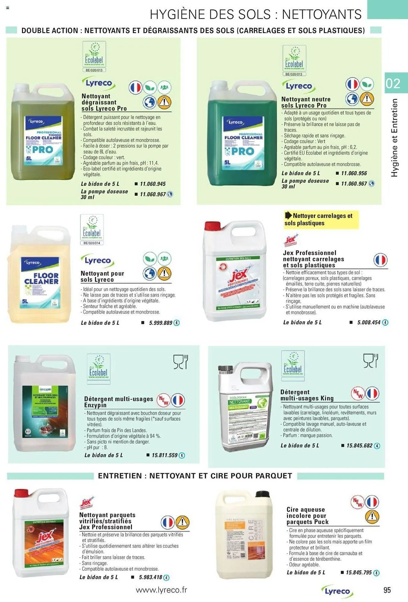 Catalogue Lyreco du 15 mai au 31 décembre 2023 - Catalogue page 95