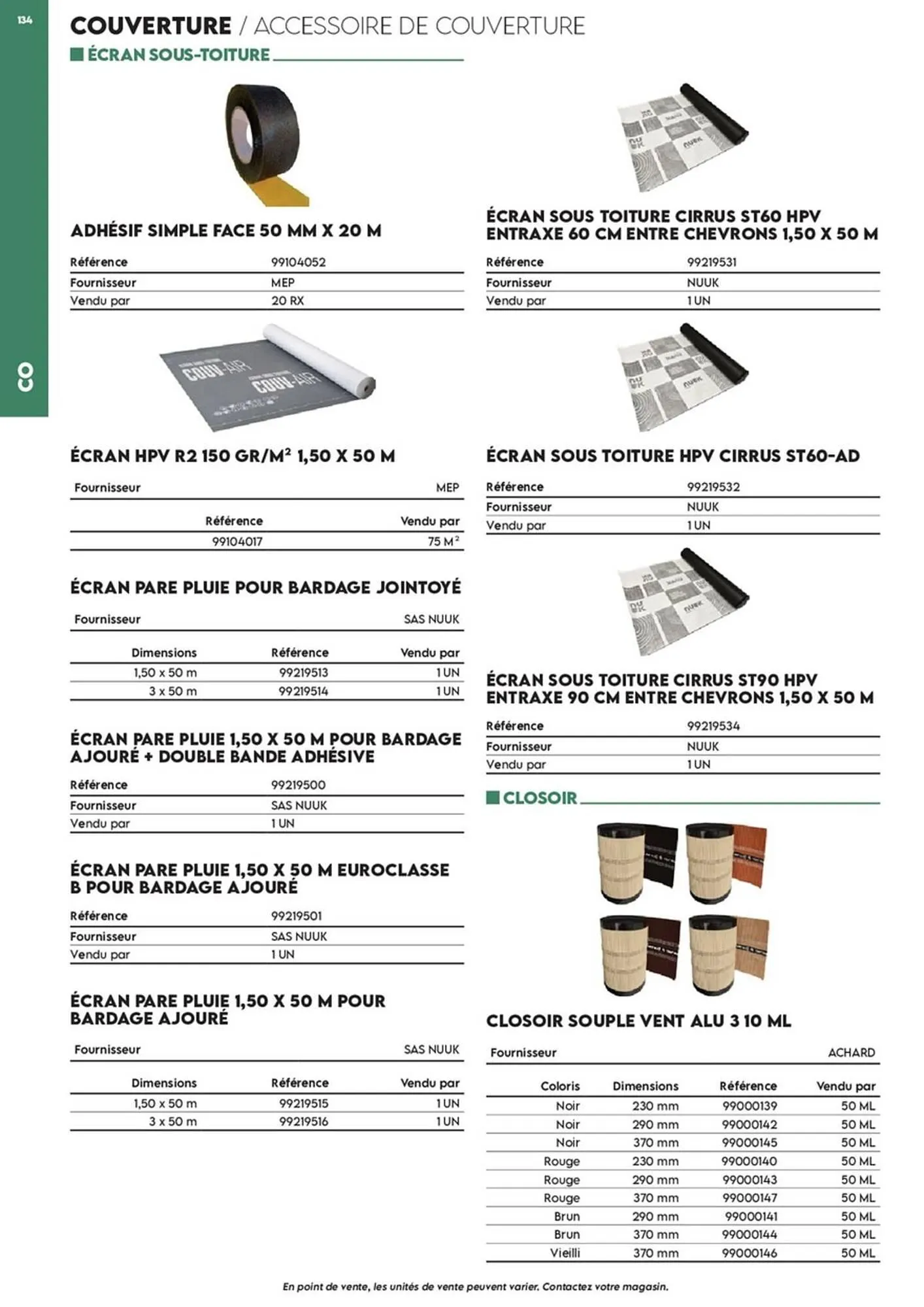 Catalogue Tout faire matériaux du 17 décembre au 30 décembre 2025 - Catalogue page 38