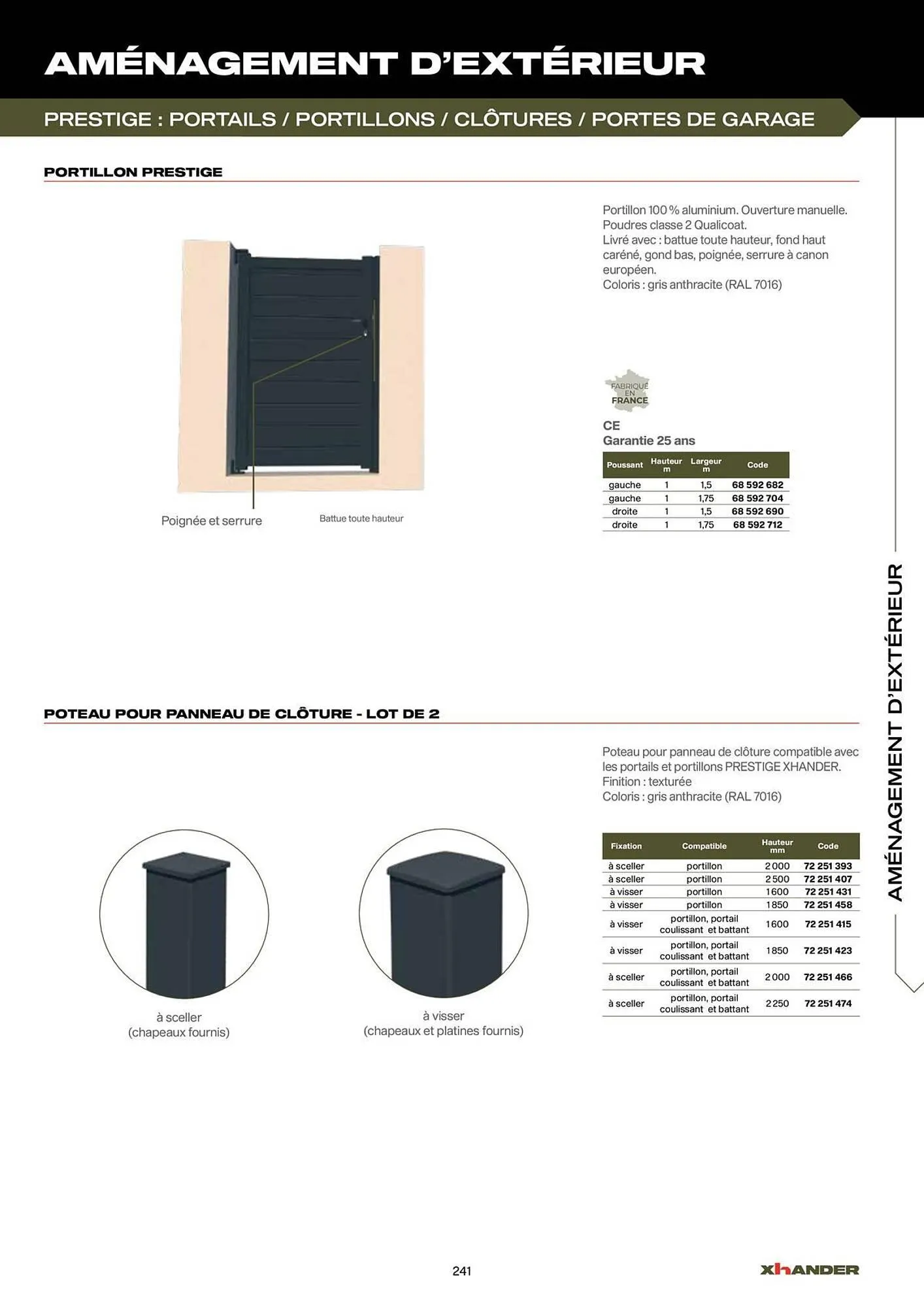 Catalogue Prolians du 2 septembre au 31 décembre 2025 - Catalogue page 241