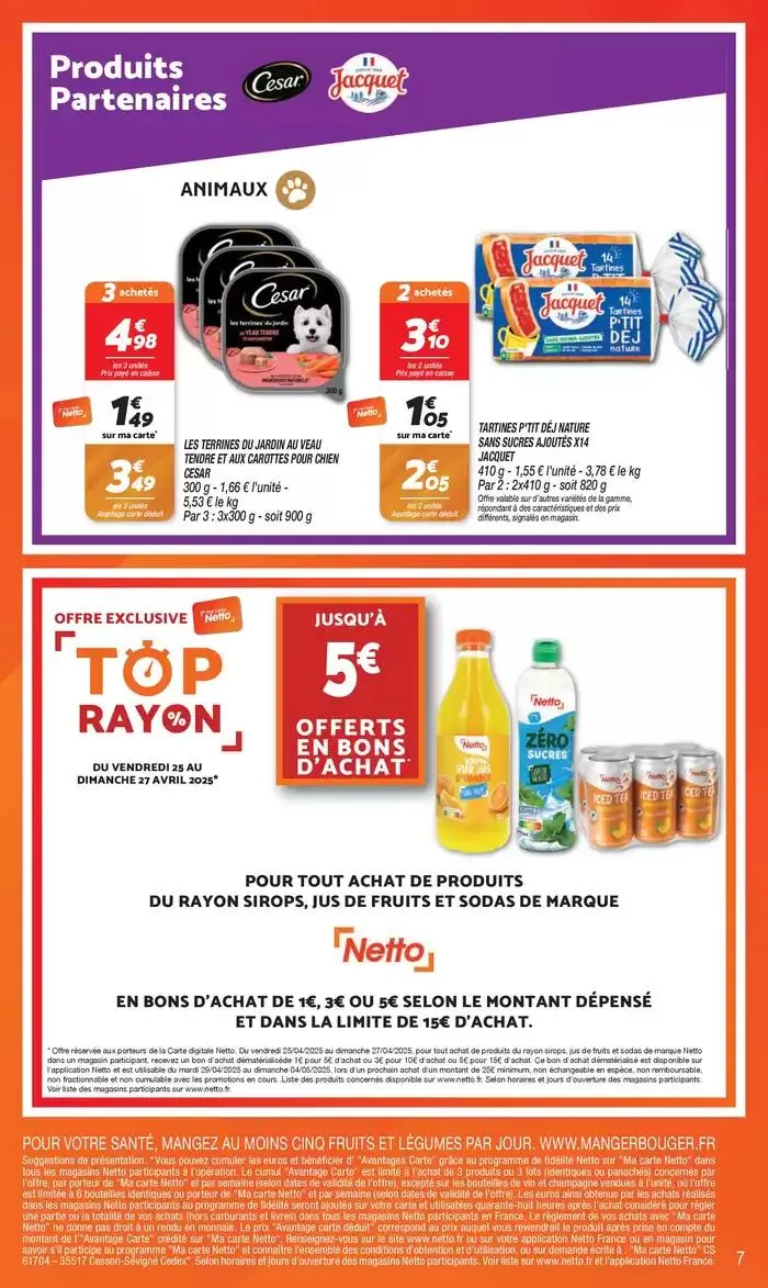 SEMAINE PROCHAINE : FOIRE AUX VINS du 22 avril au 28 avril 2025 - Catalogue page 7