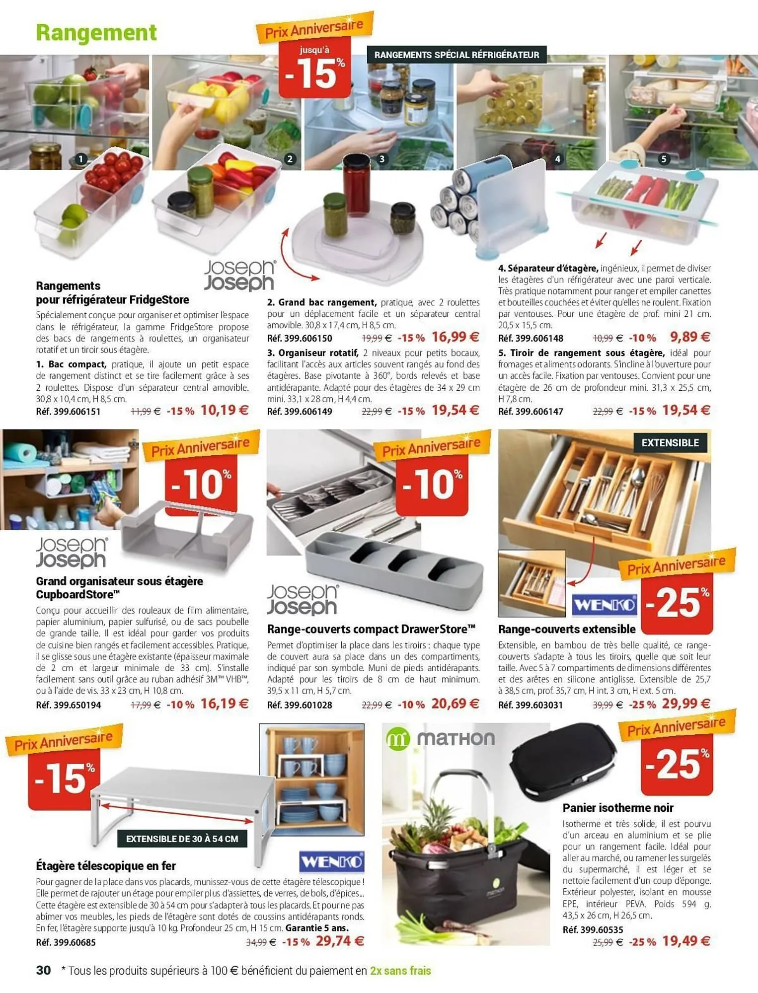 Catalogue Mathon du 12 septembre au 31 décembre 2025 - Catalogue page 30