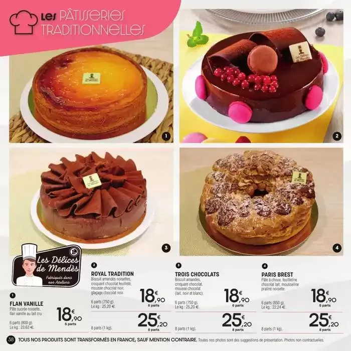 Carte traiteur permanente du 17 avril au 31 mars 2026 - Catalogue page 38