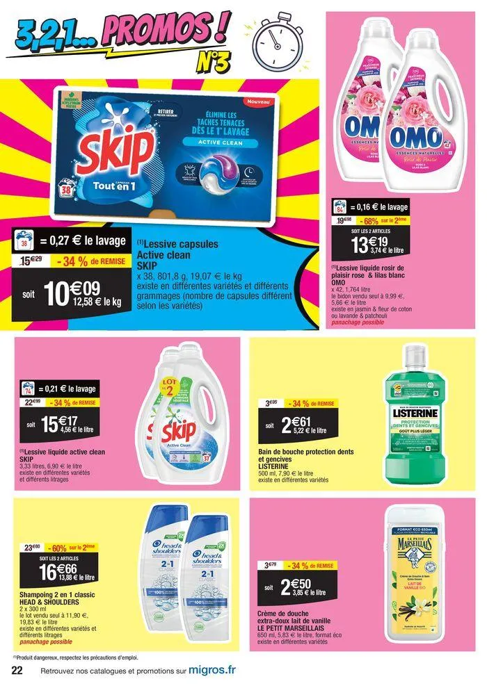 3,2,1… Promos ! du 17 septembre au 22 septembre 2024 - Catalogue page 22