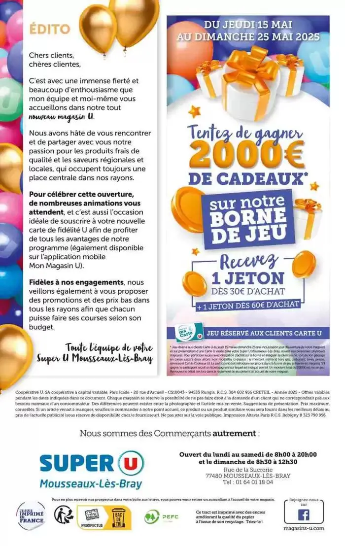 Catalogue Super U du 15 mai au 25 mai 2025 - Catalogue page 44