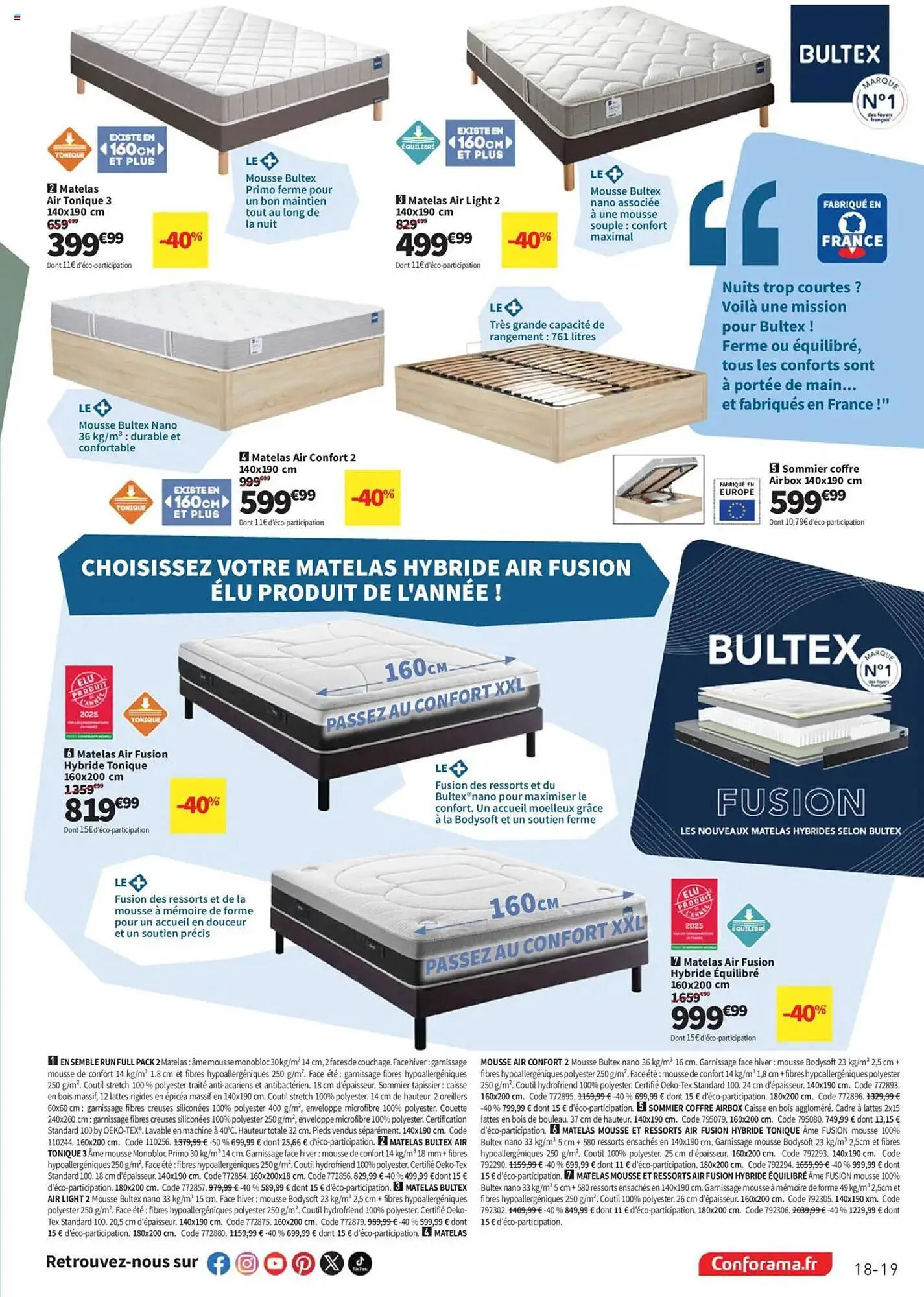 Catalogue Conforama du 10 juin au 31 décembre 2025 - Catalogue page 19