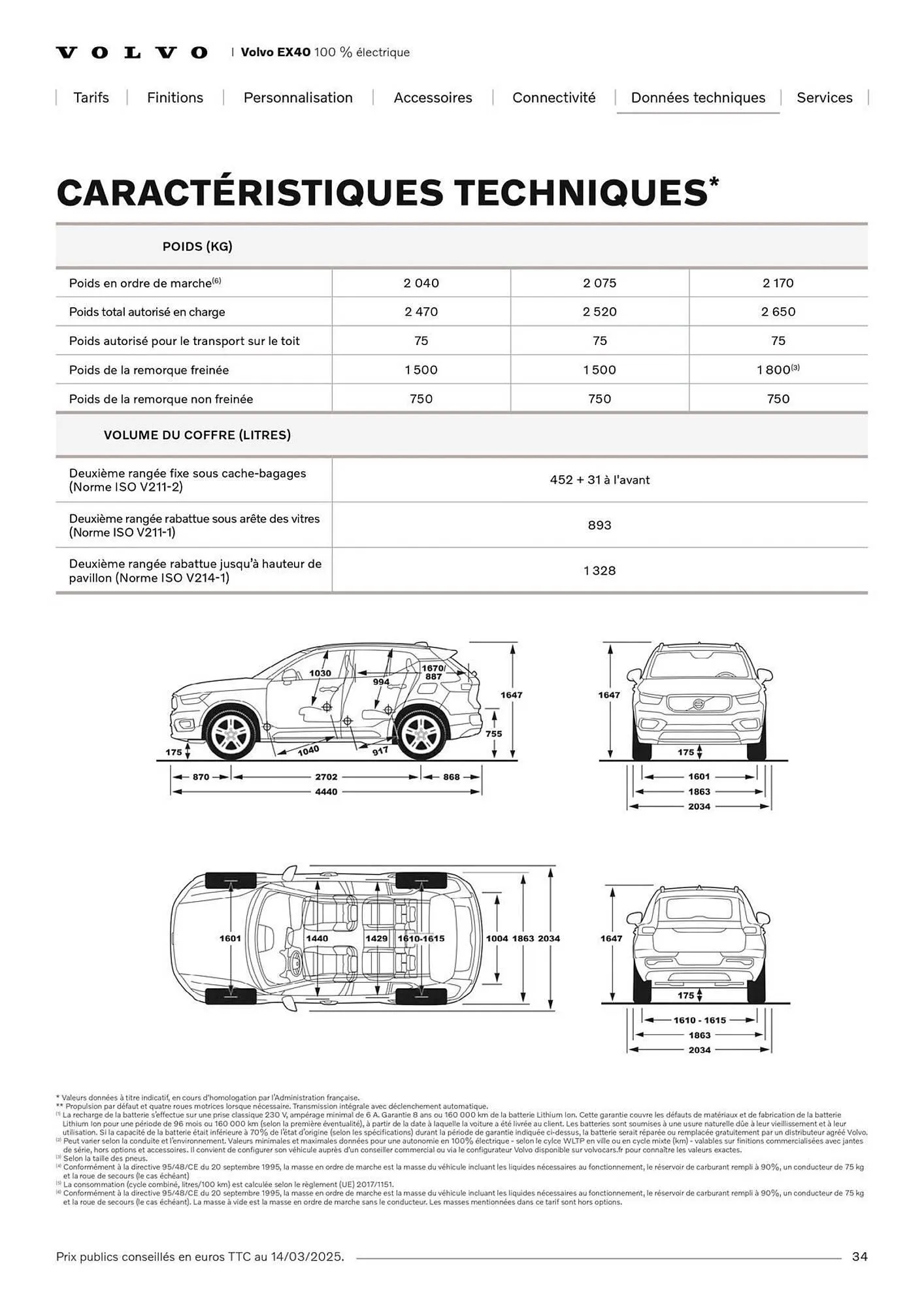 Catalogue VOLVO du 7 janvier au 31 janvier 2027 - Catalogue page 34