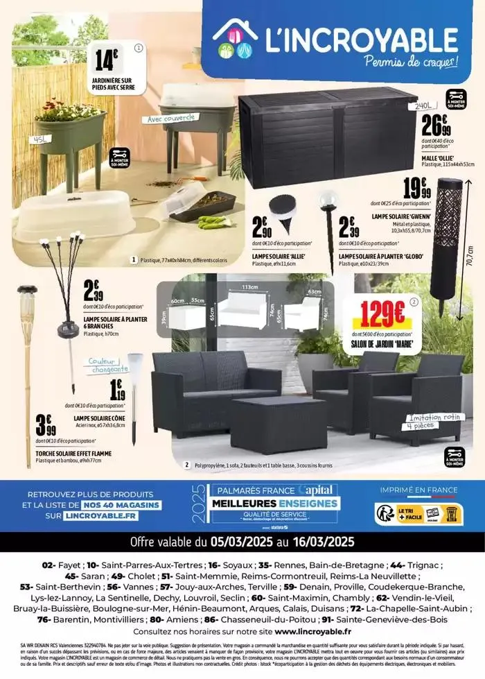 Le printemps s'invite chez vous du 6 mars au 16 mars 2025 - Catalogue page 8