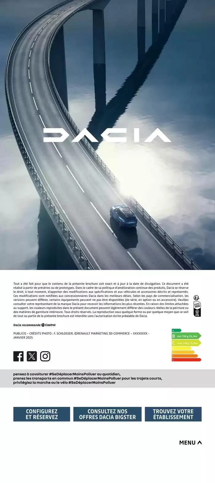 Dacia Bigster du 14 janvier au 14 janvier 2026 - Catalogue page 11