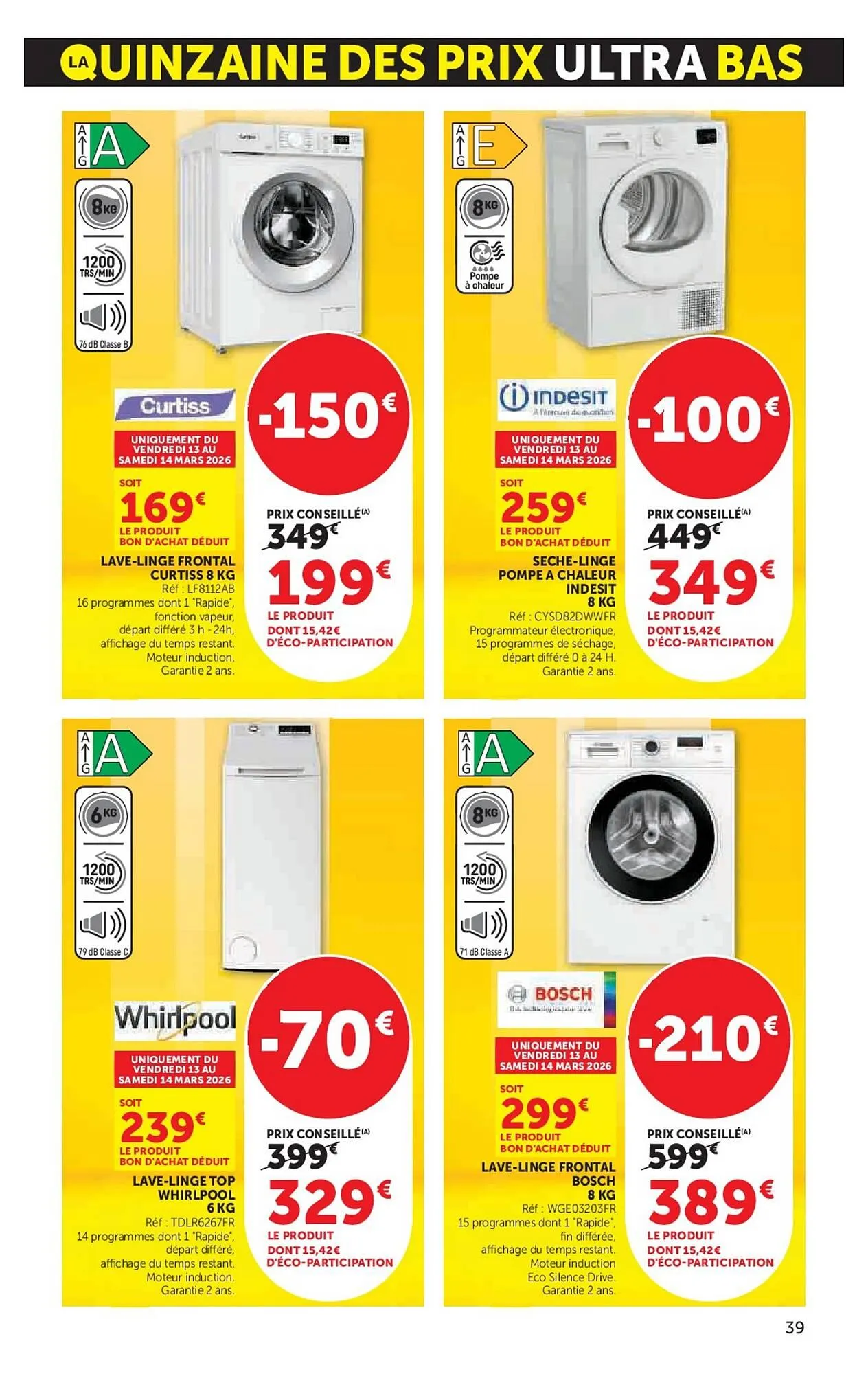 Catalogue Hyper U du 10 mars au 22 mars 2026 - Catalogue page 39